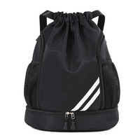 Nouveau sac à dos de sport à cordon de serrage tendance, logo personnalisé, sac à cordon décontracté pour les étudiants, adolescents, hommes et femmes