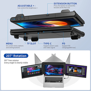 OFIYAA P2专业便携式显示器<span class=keywords><strong>13.3</strong></span>英寸可连接笔记本电脑屏幕额外屏幕扩展器，适用于<span class=keywords><strong>13.3</strong></span>英寸-16.5英寸笔记本电脑类型 - Product Image 3