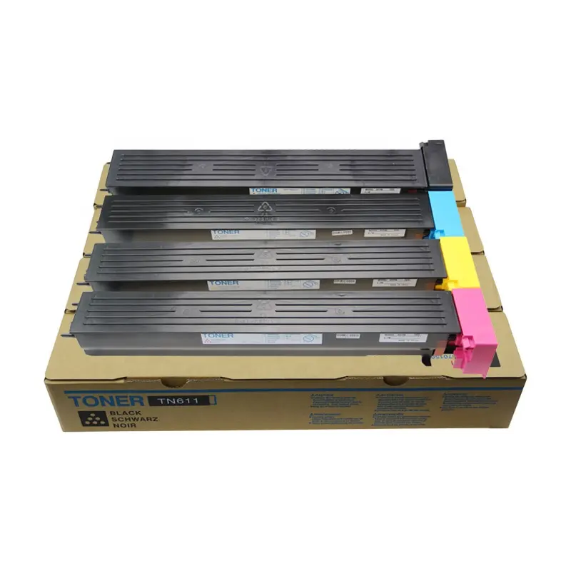 Çin fabrika uyumlu yüksek kaliteli fotokopi renkli Toner kartuşu için Konica Minolta TN611 Toner kartuşu Bizhub C451 550 650