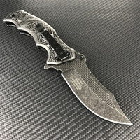 Nouveau couteau de poche de survie, de chasse et de camping avec poignée en relief 3D, couteau pliant Bushcraft EDC, bricolage OEM, lame 5CR13MOV, acier inoxydable 420