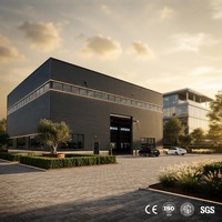 Bâtiment Modulaire Économique en Acier Galvanisé pour Usine, Atelier ou Entrepôt à Petite Échelle pour la Construction Industrielle au Nigeria