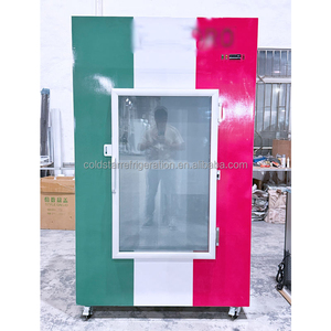 New COLDSTAR ICE-420G Vertical Commercial Single-Temperature Fan Cooling Digital Control Cold Wall Outdoor Ice Merchandiser - Product Image 1