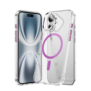 <span class=keywords><strong>Cover</strong></span> magnetica anti-ingiallimento a ricarica wireless per <span class=keywords><strong>iPhone</strong></span> 17, <span class=keywords><strong>trasparente</strong></span>, bestseller - Product Image 1