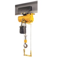 Palans à chaîne pneumatiques antidéflagrants CPA ATEX à faible consommation d'air, 2200LBS-22000LBS, avec MA pour l'exploitation minière