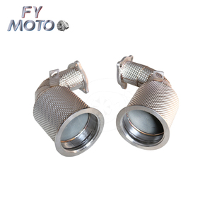 เครื่องเร่งปฏิกิริยาไอเสียท่อไอเสีย + ท่อหน้าสำหรับ Porsche Panamera 971.1 2.9T 2017 - Product Image 3