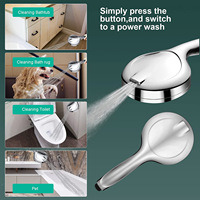 Kit de Douche B2B Transfrontalier ABS pour l'Europe et les États-Unis – Design Minimaliste Moderne, 9 Fonctions, Douchette à Dos, Pistolet de Pulvérisation, Kit Portable – Vente en Gros