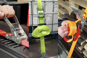 Nhà Máy Tùy Chỉnh 50Mm 5000Kg <span class=keywords><strong>Ce</strong></span> Chứng Nhận Nhiệm Vụ Nặng Nề Kéo Xe Tải Có Thể Thu Vào Ratchet Tie Lashing Dây Đeo Đôi J Móc Polyester - Product Image 5