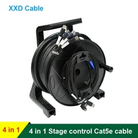 Personnalisé 4/6/8 catégorie câble de boîte de scène Rj45 Cat5e FTP câble Ethernet pour vidéo Audio 75ft 100ft 150ft câbles de Communication