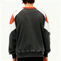Football américain Terry Colorblock Soccer Hoodie 360gsm XL Taille Polyester/Coton Motif Patchwork Hiver