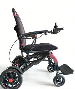 Fauteuil roulant électrique pliable en fibre de carbone pour personnes âgées handicapées Ultra léger 16,8 kg Batterie au lithium longue portée - Product Image 3