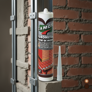 Silicona Neutra Eurometal Marrón Oscuro 280 ml Para Sellado de Metal y Mampostería - Product Image 3