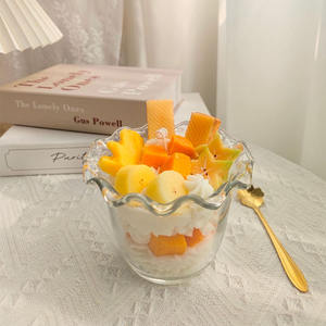 Pots <span class=keywords><strong>de</strong></span> bougie <span class=keywords><strong>en</strong></span> <span class=keywords><strong>verre</strong></span> d'aromathérapie faits à la main meilleure vente cire <span class=keywords><strong>de</strong></span> soja bougie parfumée <span class=keywords><strong>en</strong></span> cire d'abeille cristal personnalisée bougie <span class=keywords><strong>de</strong></span> crème glacée Macaron - Product Image 5