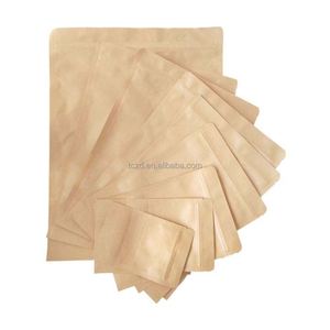 Eco-Friendly Seal Kraft Paper Foil <b>Bag</b> Zipper Baby Food Packaging Sample Sachet Pack Craft Paper <b>Bag</b> - Product Image 2