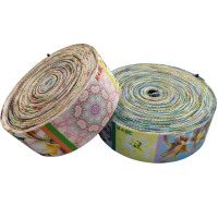 Ruban de polyester standard recyclé mondial, ruban de sangle imprimé en polyester avec logo personnalisé de sublimation