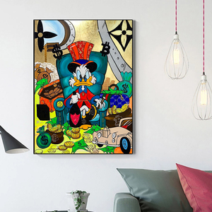 Peintures sur toile, affiches et impressions d'art graffiti, décoration moderne pour salon, Cuadros - Product Image 4