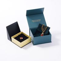 Boîte à bijoux magnétique Offre Spéciale en usine avec emballage de boîte-cadeau de bijoux magnétique d'accessoires