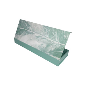 Boîtes en carton rigide de luxe personnalisées, recyclables, avec couvercle magnétique, logo en relief, doublure en éponge, pour vêtements, chaussures, emballages cadeaux - Product Image 1