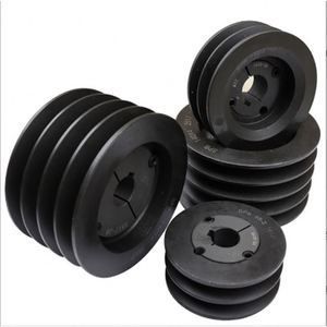 ลูกรอกเหล็กหล่อแบบมีร่องวีคู่ ยี่ห้อ MIGHTY OEM พร้อมสายพานวี รับประกัน 1 ปี - Product Image 1