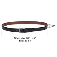 Ceinture en cuir de vachette double face pour homme, style western, polyvalente, 3,5 pouces, avec boucle personnalisable, logo sur mesure, lignes fines, tendance
