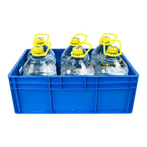 Plastic Transportation Storage Box With Lid Solid Moving Crate Industrial Plastic Turnover Crate