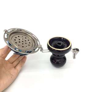 Bol à chicha en acier inoxydable Lotus, accessoires pour narguilé, filtre à charbon, support de charbon, adaptateur HMD pour salon de chicha, bar, café - Product Image 5