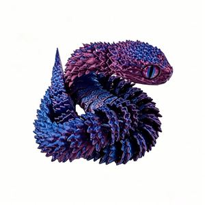2026 Hot Selling Frozen Style Toy Snake Christmas Party Decorations <strong>3d</strong> Printed <strong>Animal</strong> Suitable for Creative Trend Gifts - Product Image 1