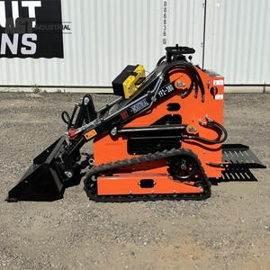 AGT YS-380 Mini Skid Steer Loader Mini Track Loader Gasolina Compactado Skid Steer Carregador Rato - Product Image 4