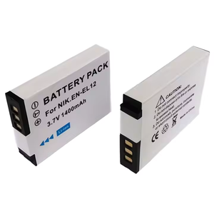 Batería recargable de iones de litio EN-EL12 de 1400mAh y 3.7V para Nikon <span class=keywords><strong>Coolpix</strong></span> S9700 S9500 S9400 S9300 S9100 S8200 - Product Image 2
