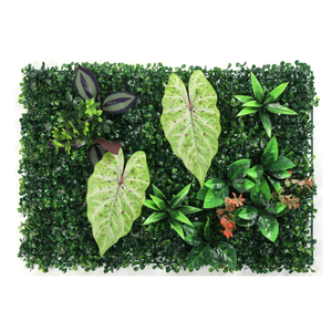 Paneles <span class=keywords><strong>de</strong></span> Hojas <span class=keywords><strong>de</strong></span> hierba Planta artificial Paneles <span class=keywords><strong>de</strong></span> pared <span class=keywords><strong>de</strong></span> hierba Fondo <span class=keywords><strong>de</strong></span> vegetación Plantas artificiales Jardín vertical Colgante verde - Product Image 3