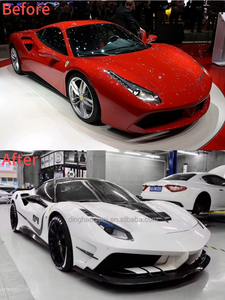 Pare-chocs avant en fibre de carbone de style Mish-a pour <span class=keywords><strong>Ferrari</strong></span> 488, durable, qualité supérieure, directement de l'usine - Product Image 3