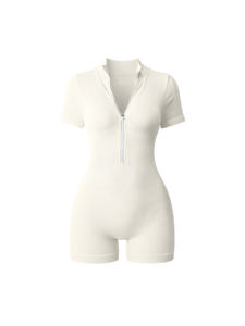 Combinaison de <span class=keywords><strong>yoga</strong></span> pour femmes à fermeture éclair, de haute qualité, très vendue, élastique et respirante, pour le fitness et le sport - Product Image 2