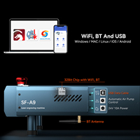 Mesin Pemotong dan Pengukir Laser SCULPFUN SF-A9 Kelas Profesional Dua Mode 20W/40W DIY Pengukir Logam dengan Bantuan Udara Otomatis untuk Kayu