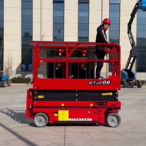 6 मीटर 8 मीटर 10 मीटर 12 मीटर हाइड्रोलिक क्रॉलर इलेक्ट्रिक कैंची मैनलिफ्ट हवाई कामकाजी मंच स्व-चालित मिनी कैंची मोबाइल लिफ्ट - Product Image 2