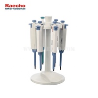 Micropipette automatique monocanal multifonctionnelle portable, volume réglable, pipette en plastique