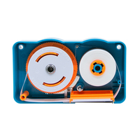 Nettoyeur de bobine de connecteur à fibre optique Cassette de nettoyage de fibre optique CLE-BOX-K pour FC/SC/ST/LC/MU/D4 500+ Nettoyages Rechargeable