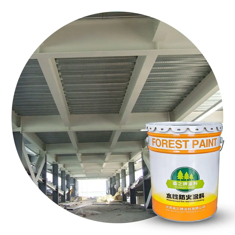 Steel Structure Use Water Based Fireproofing Coating Fire Retardant Paint for Concrete All In One Fireproofing