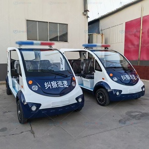 Voiture électrique de patrouille personnalisable par le fabricant, 3 rangées, couleur bleu et blanc, voiture électrique de patrouille - Product Image 5