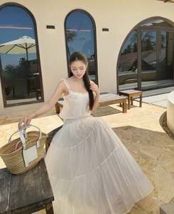 Evening Party Bridesmaid OEM Slits Plain Dyed Woven A-Line Wholesale Women Elegant Minimalist Maxi Dress <b>Spaghetti</b> <b>Strap</b> Satin - Product Image 6