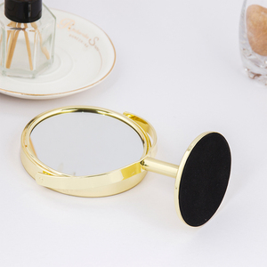 <strong>Mirror</strong> Factory Directly Light Golden Metal Desktop Double Sided <strong>360</strong> <strong>Mirror</strong> for Beauty Care - Product Image 3