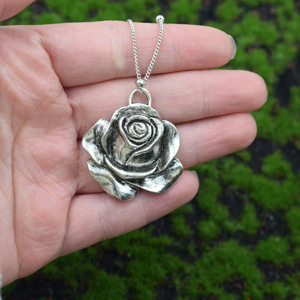 Collar con colgante <span class=keywords><strong>de</strong></span> Rosa romántico Vintage para <span class=keywords><strong>amigas</strong></span>, regalo <span class=keywords><strong>de</strong></span> aniversario <span class=keywords><strong>de</strong></span> boda - Product Image 6