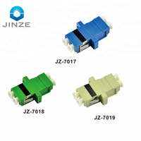 Adaptateur/coupleur à fibre optique FTTH à oreille courte LC Duplex apc
