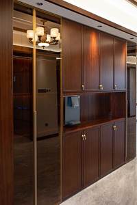 Muebles de Dormitorio de Madera Estilo Chino Personalizados, Armarios de Hotel y Hogar, Gabinetes para Vino - Product Image 2