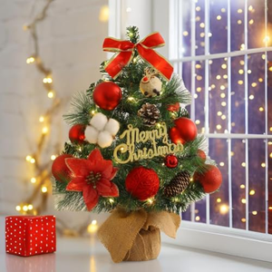 Christmas 2025 XMAS <b>Tree</b> <b>Ornaments</b> Gift Tabletop Decor Mini Christmas <b>Tree</b> 45cm 60cm Mini Christmas <b>Tree</b> With Led Lights - Product Image 4