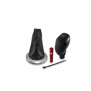 Citroen Berlingo Sport <b>Knob</b> Black Stitching Long Gear <b>Shift</b> Boot with Window Cover - Product Image 2
