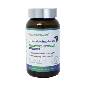 Suplemento de L-Teanina Damingtang, 200 Tabletas de 500 mg Cada Una, Apoya la Memoria, la Salud Cerebral y el Sueño - Product Image 1