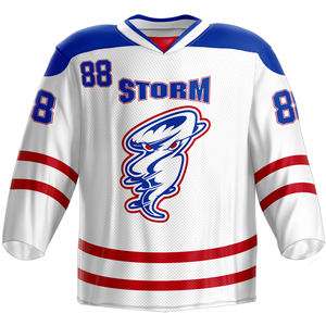 사용자 정의 메쉬 하키 유니폼 없음 최소 도매 아이스 하키 저지 - Product Image 1