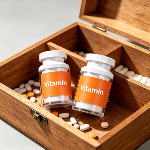 Bouteilles en plastique à double paroi de 100 ml en PS pour produits de santé, contenants pour capsules et pilules avec bouchon en PP, personnalisation possible - Product Image 6