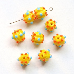 Fabricante de China, calabaza de Halloween, cuentas de vidrio esmaltadas antiguas, venta al por mayor, accesorios de joyería <span class=keywords><strong>DIY</strong></span>, cuentas de cristal de Murano a granel - Product Image 1