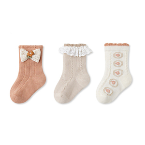 Calzini per Neonati Autunno e Inverno, Dolci Calzini Principessa Senza Cuciture in Cotone, Calzini Cartoon per Bambini 0-4 Anni - Product Image 5
