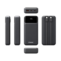 Batteries externes OEM à charge ultra-rapide avec écran mince USB 22,5 W, Power Bank 20000 mAh, Power Bank 10000 mAh